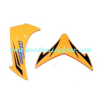 jxd-349 helicopter parts tail decoration set (yellow color) - Click Image to Close